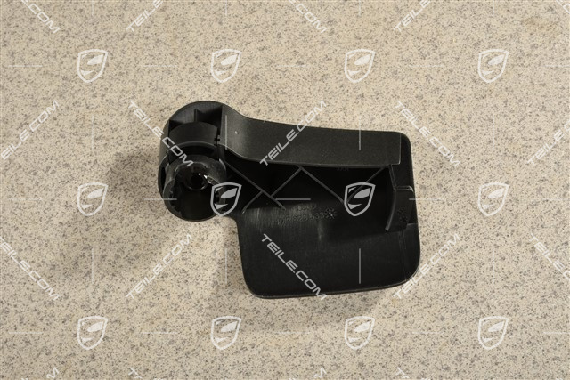 Dźwignia otwierania maski, czarna RHD