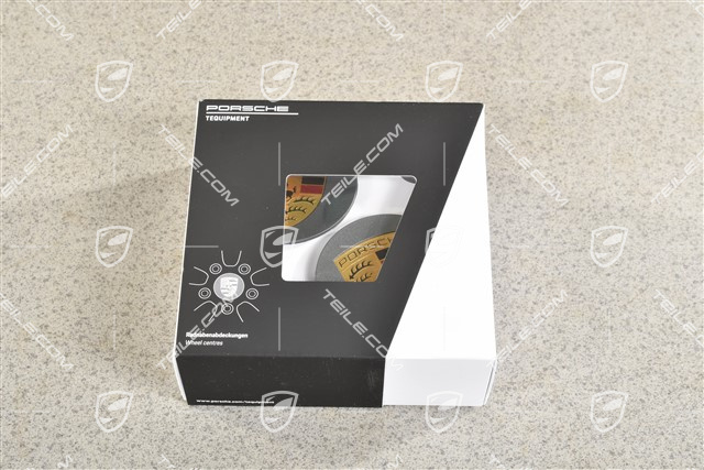 Radzierdeckel Satz, Wappen farbig, für 21" und 22" Felgen, vesuvgrau