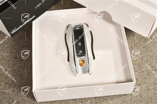 Schlüsselkappe, lackiert, Carraraweiss