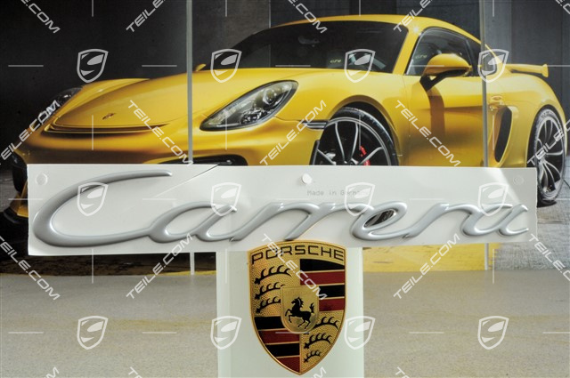 "Carrera" logo, silver