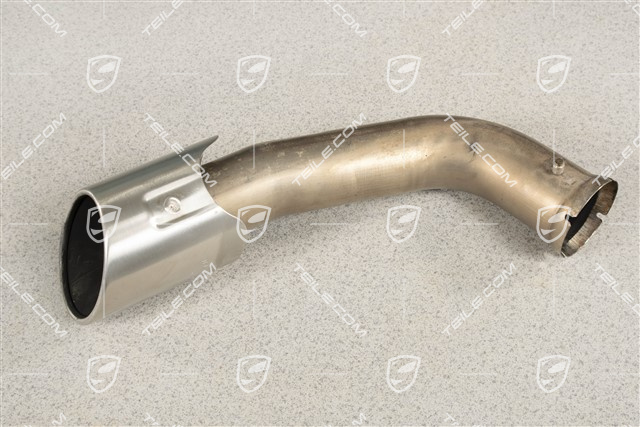 Exhaust system tail pipe, standard tailpipe, 4-pipe look, outer, R