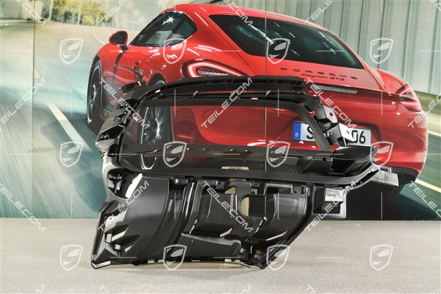 Front bumper retaining frame, lateral, L