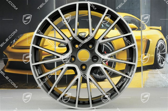 21" Komplet felg Cayenne RS Spyder, 11J x 21 ET49 + 9,5J x 21 ET46, do Cayenne Coupe