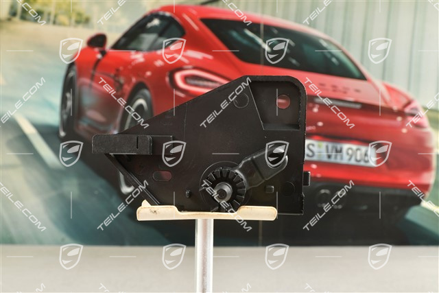 Bracket for bonnet actuating lever