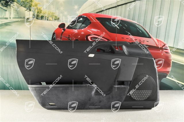 Türverkleidung, Kunstleder, Steingrau, L