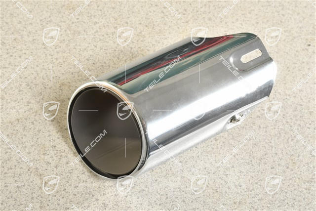 Sport tailpipe, 4-pipe look, Chrome, outer, L