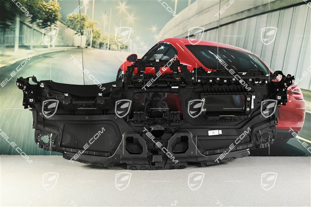 Dashboard, leather, black, leather damaged - see pictures