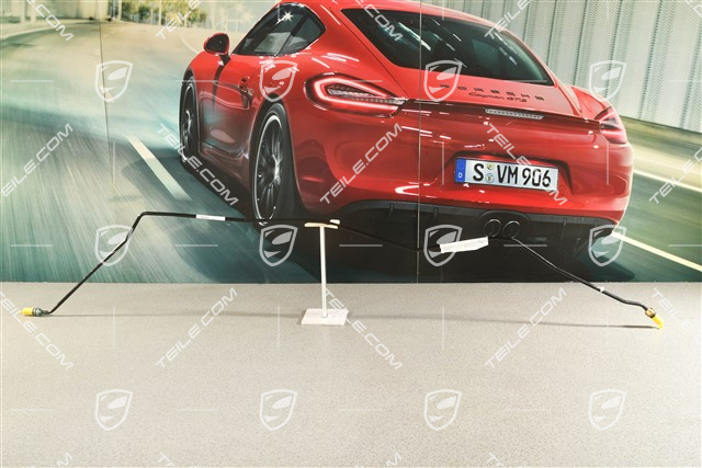 Pressure line middle for sway bar ball joint mounting active, PDCC system