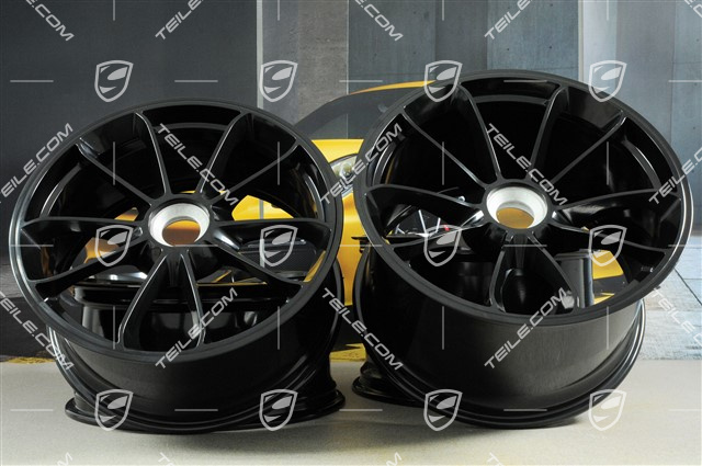 20" rims set GT3, 9J x 20 ET55 + 12J x 20 ET47, in black 20" rims set GT3, 9J x 20 ET55 + 12J x 20 ET47, in black