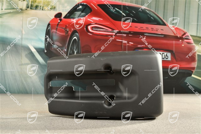 Housing for Steering column el. adjustable, Lower, Black