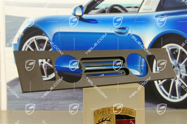 Blenda panelu regulacji temperatury, czarna