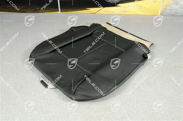 Cover, sports seat with heating, leather, black, L Cover, sports seat with heating, leather, black, L
