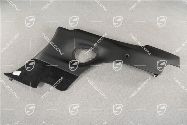 Seitenwandverkleidung, Kunstleder, Schwarz, Coupe, R