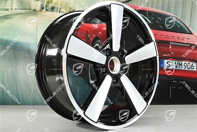 21-inch Carrera Classic 4 wheel rim, 11.5J x 21 ET79, black high gloss