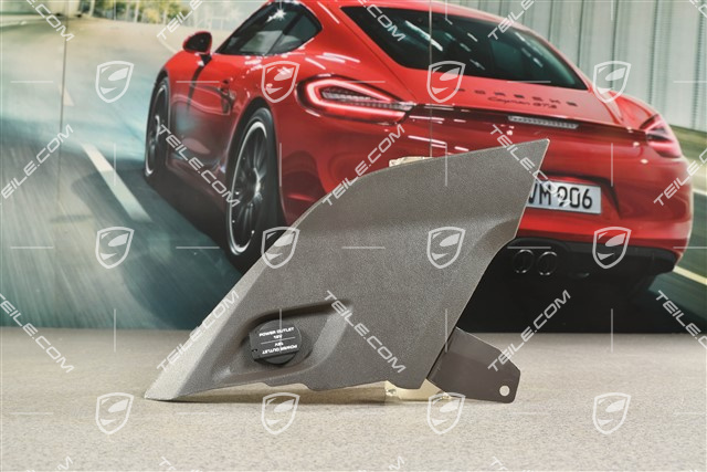 Osłona boczna tunelu środkowego, wentylacja, Agate Grey, R