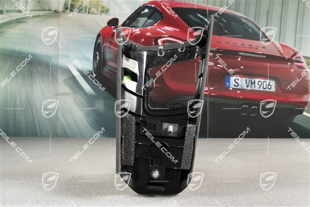 Verkleidung von B-Säule, Alcantara, Schwarz, Coupe, L