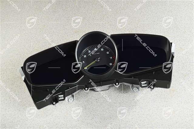 Instrument cluster / Speedometer, Hybrid, Black Dials