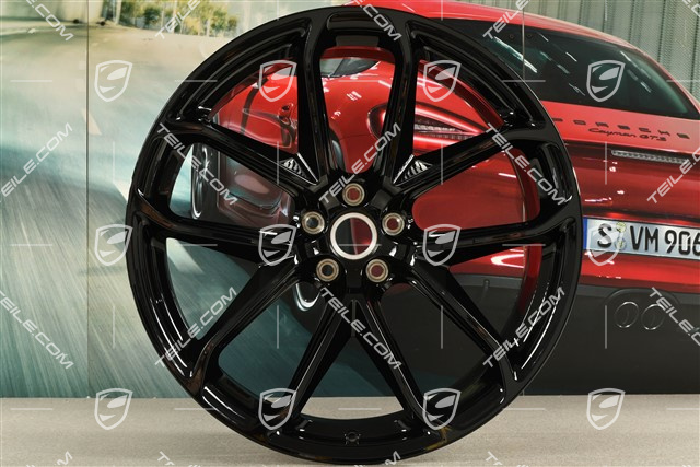 21" Felge "GT Design" 10J x 21 ET19, schwarz hochglanz