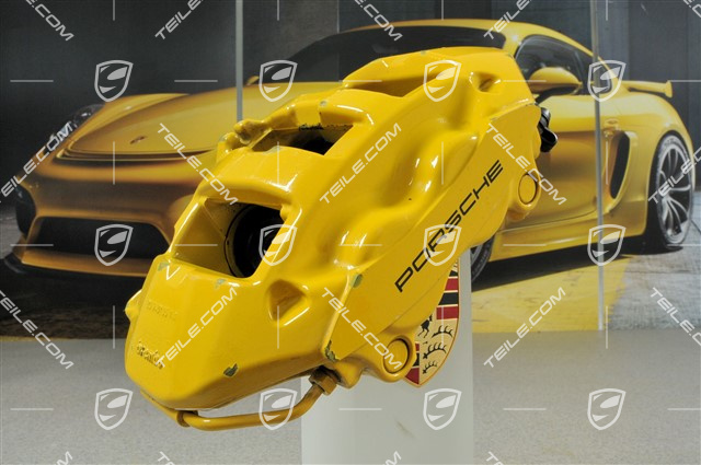 PCCB fixed calliper for ceramic brake disc, yellow, Turbo, L PCCB fixed calliper for ceramic brake disc, yellow, Turbo, L