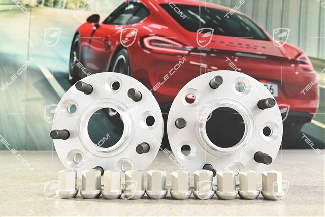 Tarcze dystansowe 17 mm, komplet, zawiera nakrętki