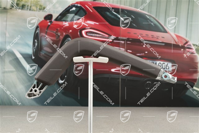 Rączka konsoli środkowej, Skóra, Espresso, R