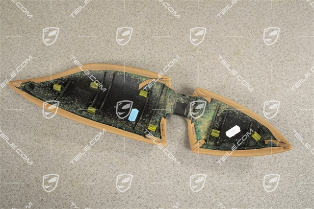 Blenda / osłona podłokietnika tapicerki drzwi tylnych, beżowa, L