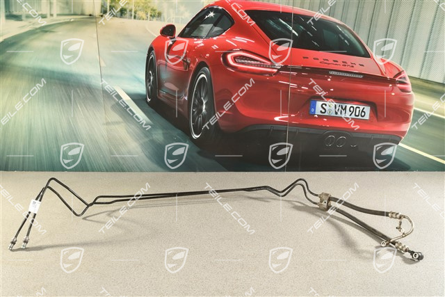 PDCC active stabilizer hydraulic lines, from distributor / Valve block to sway bar ball joint mounting, GTS, L