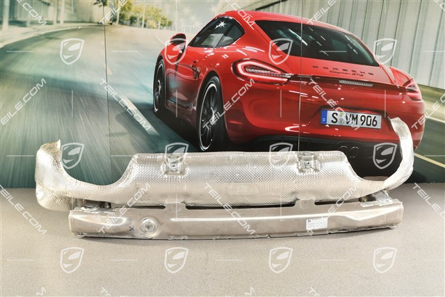 Bumper reinforcement rear, with heat protection