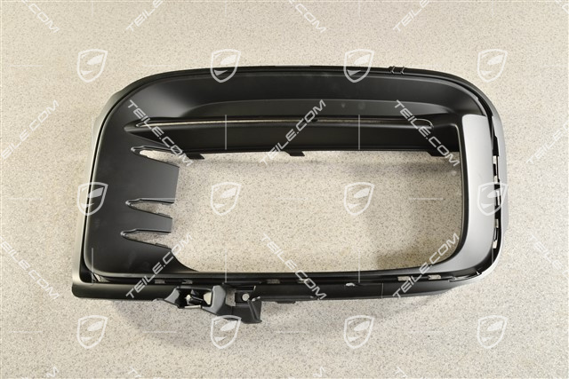 Turbo, Boczna kratka zderzaka przedniego, czarna satyna, L