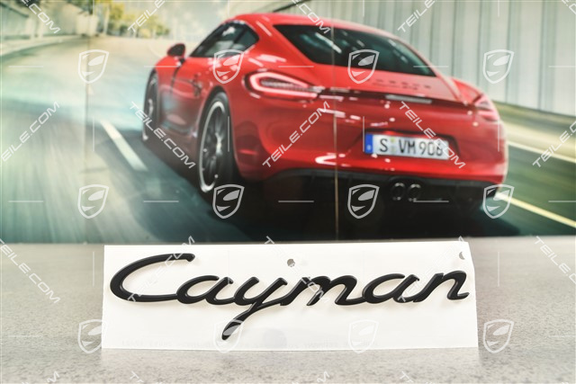 Badge / Emblem Cayman, Black