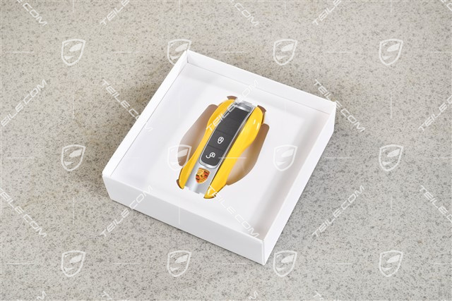 Obudowa kluczyka, Krawędzie boczne kluczyka lakierowane na żółto