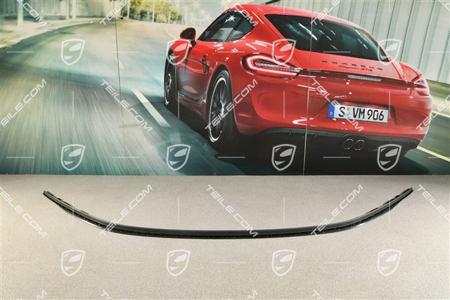 Front bumper spoiler / lower part trim, Coupe / Convertible, Black