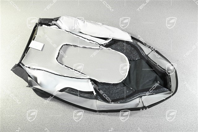 Front seat, Backrest cover, sport seat plus, Black, L