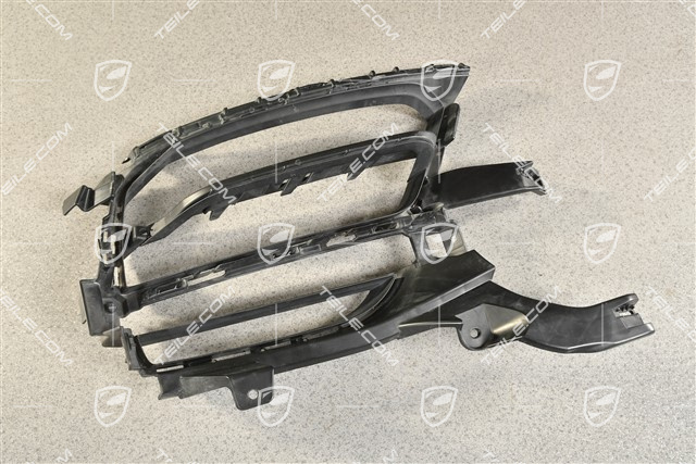 Boczna kratka zderzaka przedniego, Czarna, R