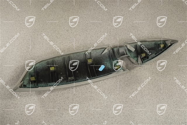 Armlehne, Vorne, Unterteil, Stahlgrau, L