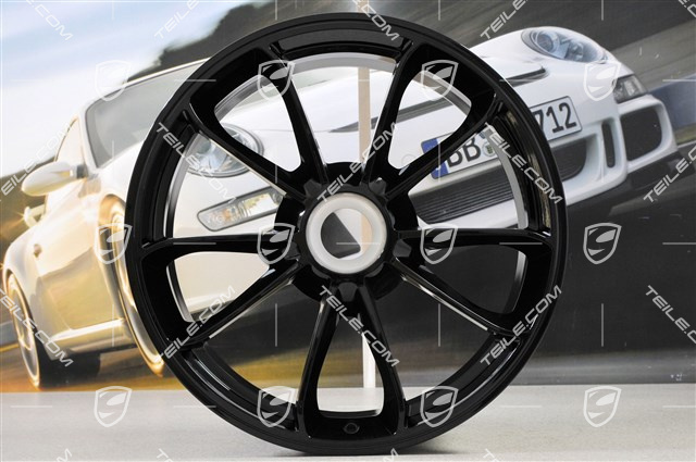 20" rims set GT3, 9J x 20 ET55 + 12J x 20 ET47, in black