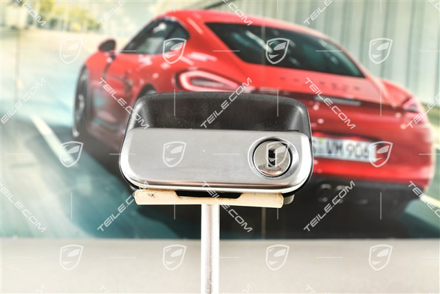 Uchwyt, rączka schowka z czarną podstawą