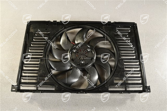 Cooling air duct with fan