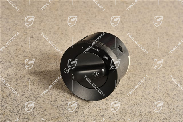 Przełącznik / włącznik świateł, światła jazdy dziennej, czarny mat