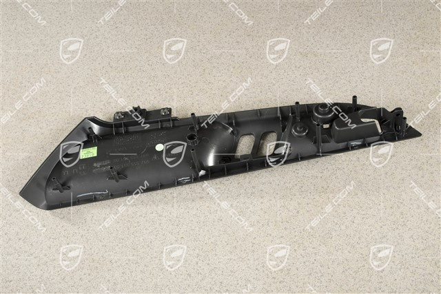 Blenda tapicerki, Osłona klamki, Coupe/Targa, Czarna, L