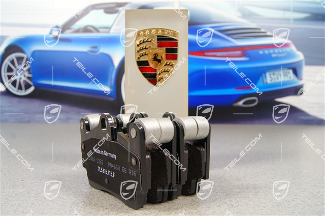 Klocki hamulcowe (zestaw naprawczy), czarne lub srebrne zaciski hamulcowe (lub czerwone tylko 955 2003-2006), tylne