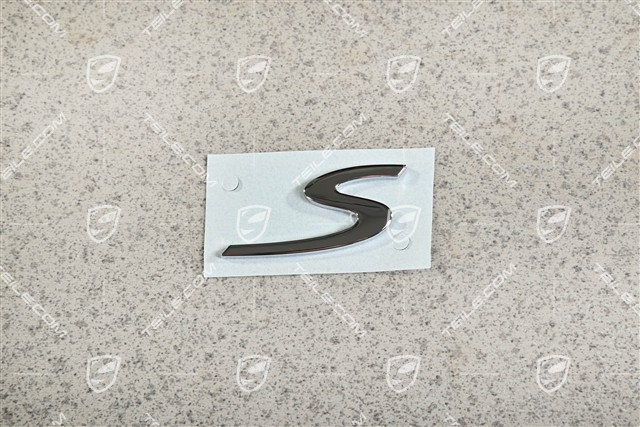 "S" Schriftzug, Chrom