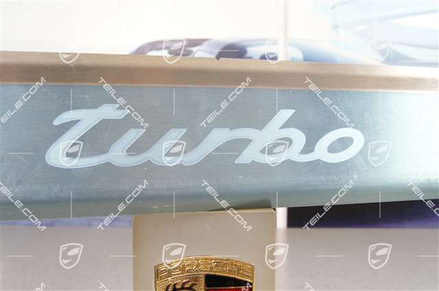 Einstiegleiste, Edelstahl, Schriftzug "Turbo", L=R