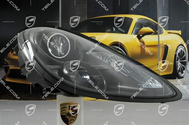 Reflektor Bi-Xenon, dynamiczne doświetlenie zakrętów, czarny, Boxster Spyder / Cayman GT4, R Reflektor Bi-Xenon, dynamiczne doświetlenie zakrętów, czarny, Boxster Spyder / Cayman GT4, R