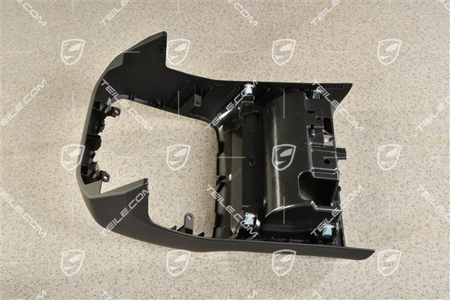 Center tunnel cover trim, rear part in the passenger compartment, smoker verision, Black