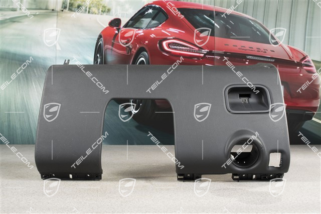 Dolna część deski rozdzielczej, Skóropodobna, Czarna