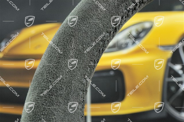 3-spoke steering wheel, Alcantara black