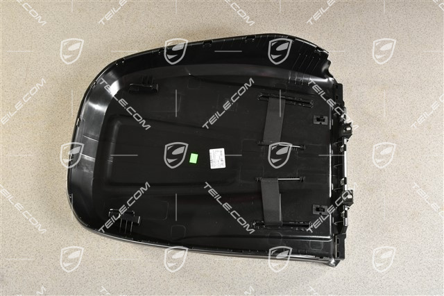 Lehnenschale / Rückenschale, Komfortsitz, Schwarz