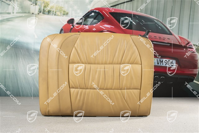 Notsitzrückenlehne, Raffleder, savannabeige, Cabrio, L