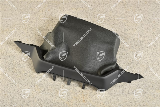 Cover, Instrument cluster / Steering column, Black
